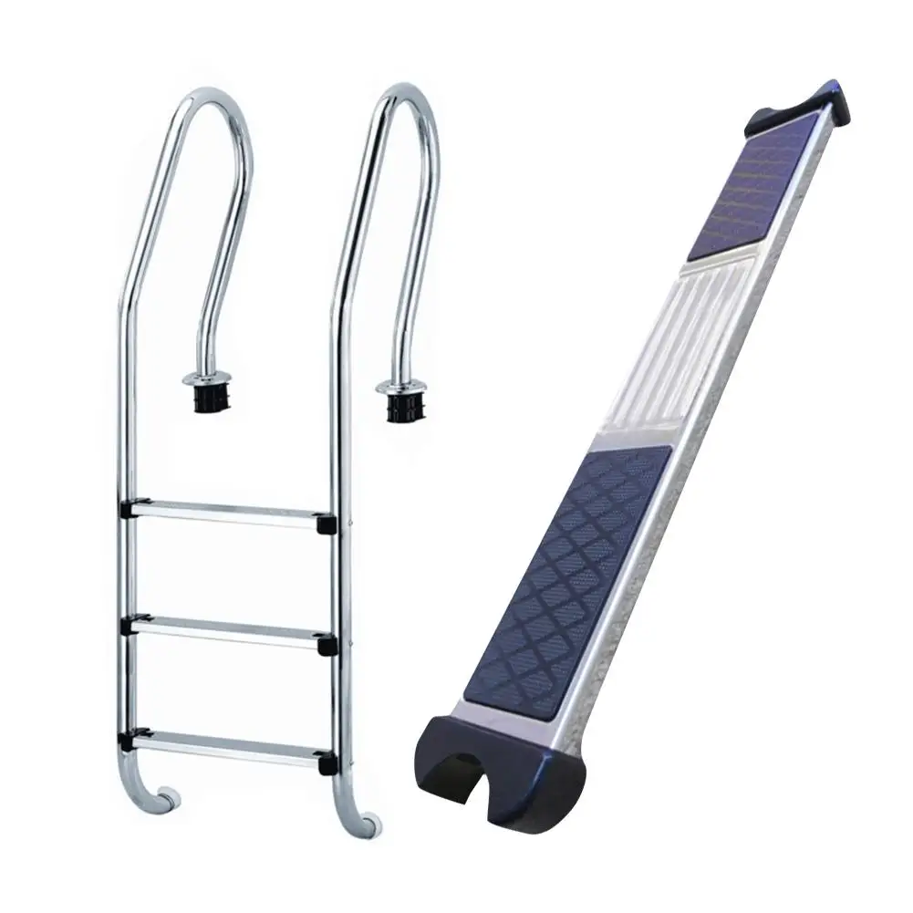 Above Ground Pool Stairs Pool Step Ladder Stainless Steel Anti Slip Anti-Fall Anti Corrosion for Spa for Swimming Pool 