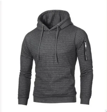 dark gray Модные брендовые мужские толстовки, весенне-осенняя спортивная одежда с длинным рукавом, повседневное пальто с капюшоном, Мужская брендовая мужская одежда, толстовка 4XL - Цвет: dark gray