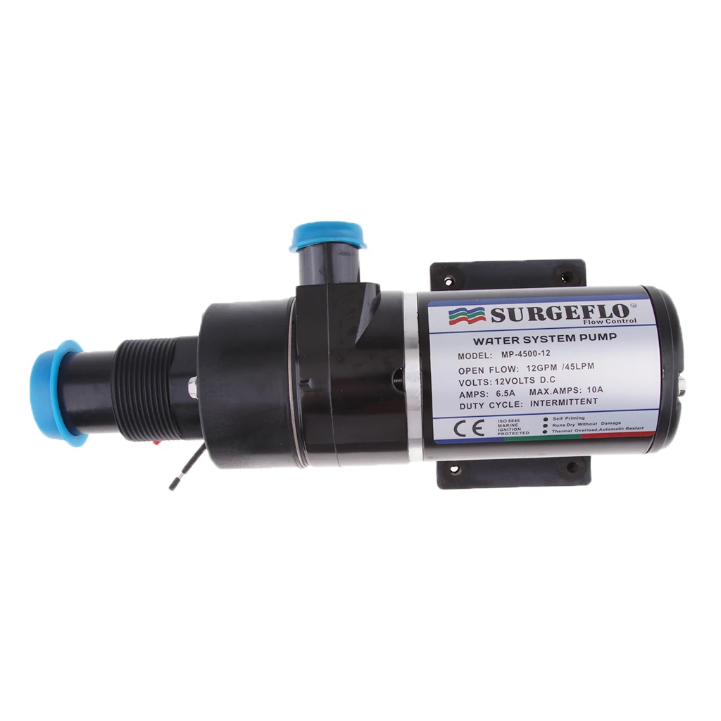 12GPM Effluent Dirty Septic Water Sewage Pump 12V -Marine Boat RV Motorhome