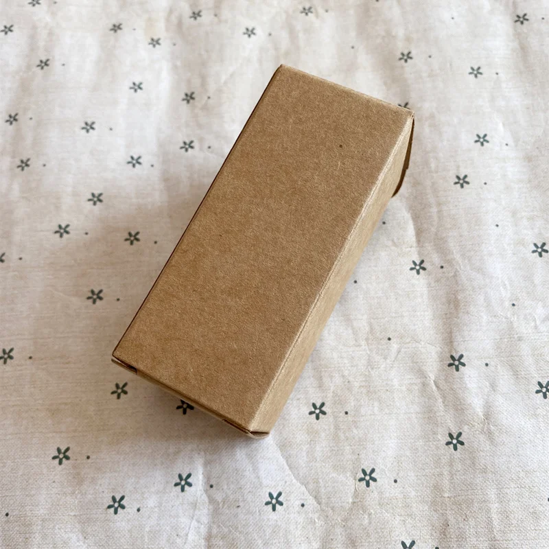 50 шт. коричневый крафт-бумаги Бумага коробка для флакон-капельница бутылка