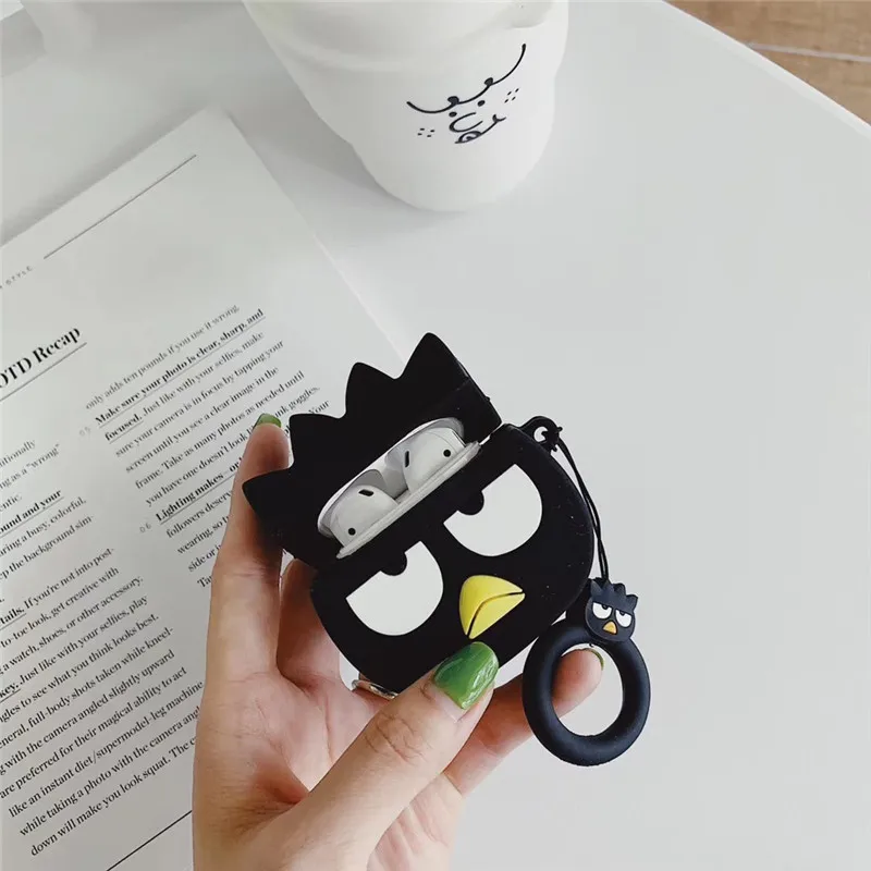Милый чехол для наушников для Airpods 2 Чехол с мультяшным пингвином для Apple Air pods чехол с силиконовым медведем беспроводной чехол для наушников для Earpods