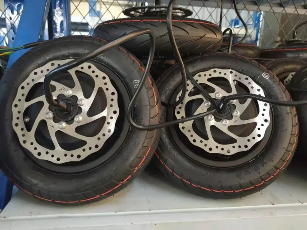 

Motor with tire and disc for Dualtron Spider scooter