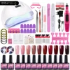 COSCELIA – Kit de manucure avec vernis, outils et lampe, flacon de gel à ongles de 8 ml, éclairage 36 W, set de Nail Art ► Photo 1/6