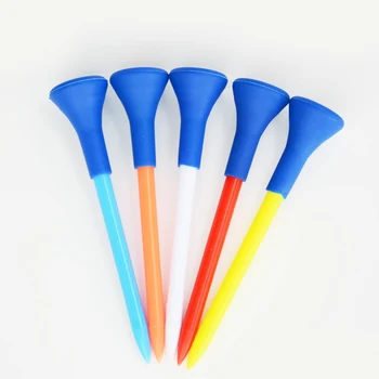 

5pcs/set Sports Strong Training Golf Ball Nail Multi Color Light Weight Outdoor Soft Rubber Sleeve Cushion Top Professional