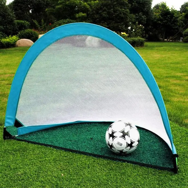Folding Football Goal Net Soccer Training Goal Net Tent Kids Indoor Outdoor Play Toys Soccer Ball Practice Gate