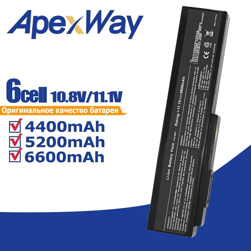 Устройство Apexway A32-N61 Аккумулятор для ноутбука ASUS N61 N61J N61D N61V N61VG N61JA N61JV M50s N43S N43JF N43JQ