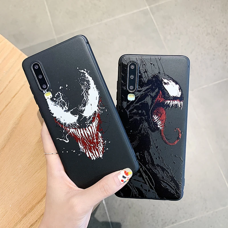 Soft silicone Cases for Huawei P10Plus P20 P30 Lite Pro hero venom soft TPU cover For Huawei Nova 3 3i 4 Mate 10 20 Pro Cases