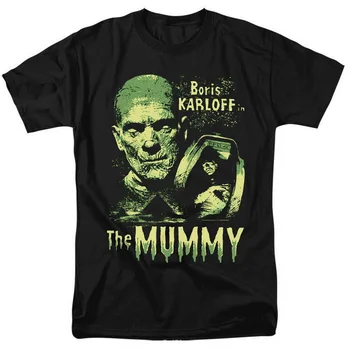 

The Mummy Boris Karloff Universal Monsters Officially Licensed T-Shirt Plus Size Tops TEE Shirt