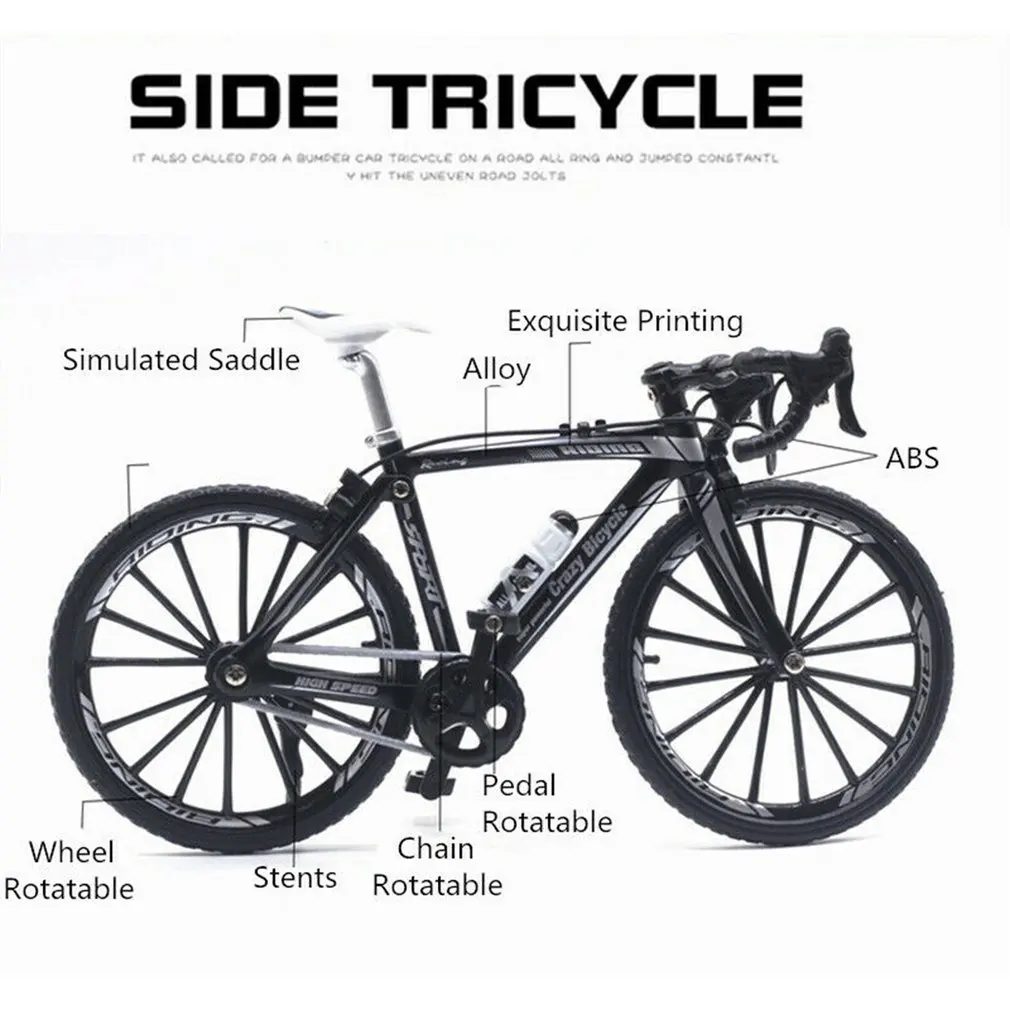 1:10 Alloy Diecast Metal Bicycle Road Bike Model Cycling Toys For Kids Gifts Toy Vehicles for children