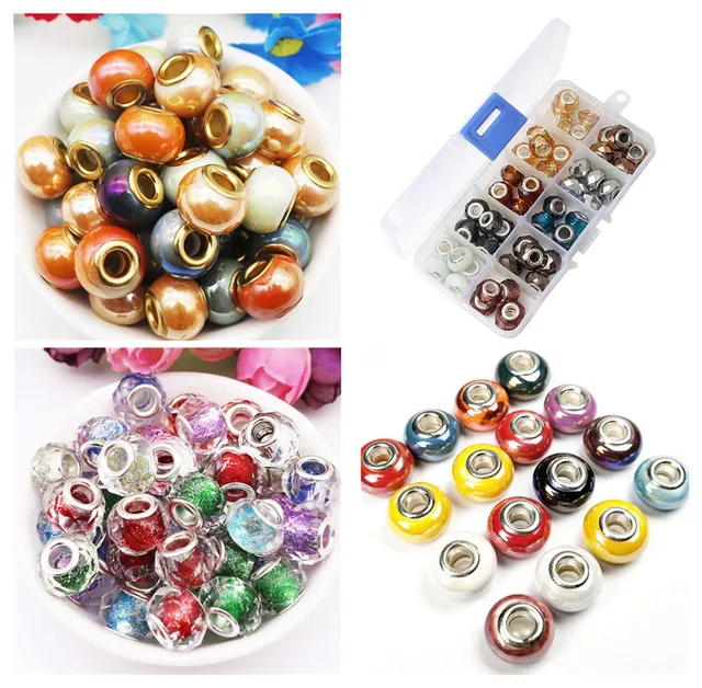 Piquets De Jardin Décoratifs Avec Bouchon En Cristal, Perles De Verre  Rondes, Grand Trou, Décoration Extérieure, 20 Pièces Par Lot - Perles -  AliExpress