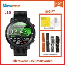 

NEW 2021 New L15 Smart Watch Men IP68 Waterproof remote control ECG PPG Blood Pressure Heart Rate sport fitness L13 L16