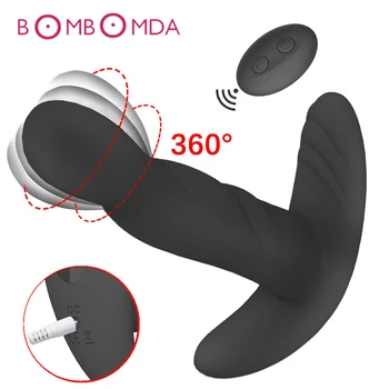 360 Degree Rotation Dildo Vibrator For Men Prostate Massage Anal Plug Remote Control Vibrator Butt Plugs Adult Sex Toy For Women
360 Degree Rotation Dildo Vibrator For Men Prostate Massage Anal Plug Remote Control Vibrator Butt Plugs Adult Sex Toy For Women