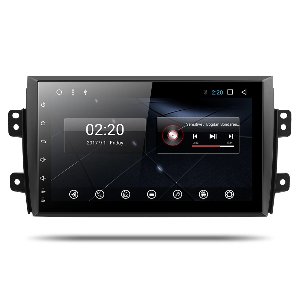 Автомобильный dvd gps для Suzuki SX4 3g wifi gps навигация автомобильный Радио Видео Аудио плеер автомобильный стерео 2 din gps плеер Android 9,0 PX6 - Цвет: without camera