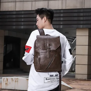 

PU Men's Shoulder Bag Shoulder Travel Bag Student Bag Computer Shoulder Bag