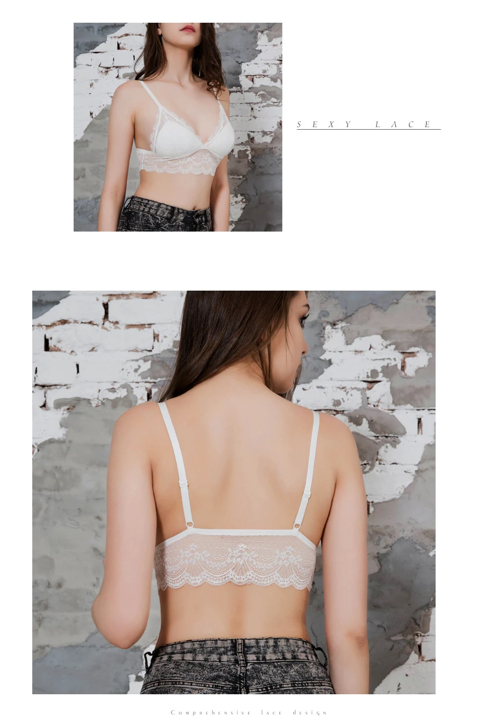 Новый сексуальный мягкий кружева Bralette Топ для женские пикантные Для женщин нижнее белье бюстгальтер Бесплатная кружева тонкие бесшовные