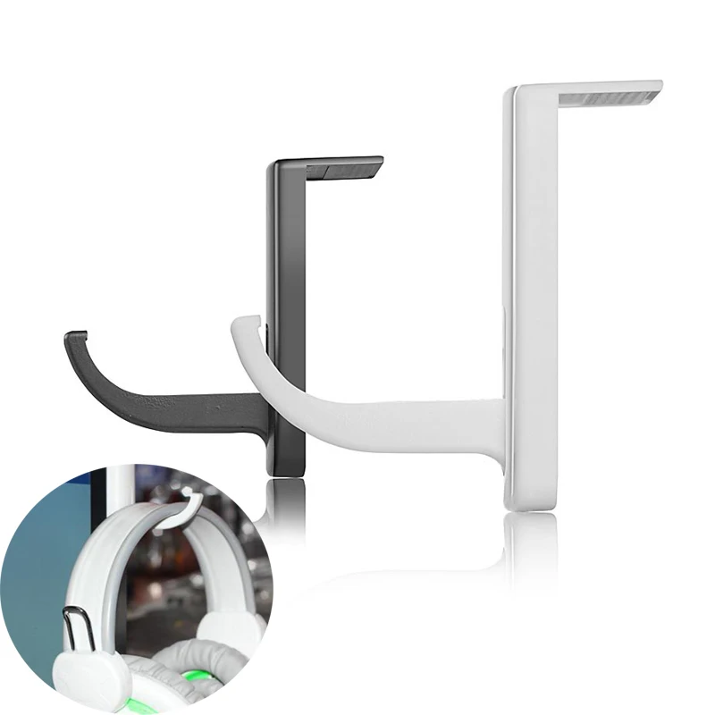 Universal-Headphones-Holder-Stand-Headphone-Headset-Durable-Hanger-Wall-Hook-PC-Monitor-Earphone-Stand-Rack-Holder