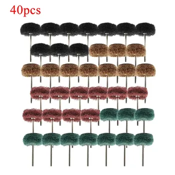 

40pcs Abrasive 25mm Wheel Buffing Polishing Grinding Wheels Rotary Bit Tool Car Universal Protection Accessories