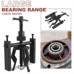 Extracteur d'engrenage à trois mâchoires, en acier au carbone, extracteur d'engrenage robuste, outils de Diagnostic de voiture 