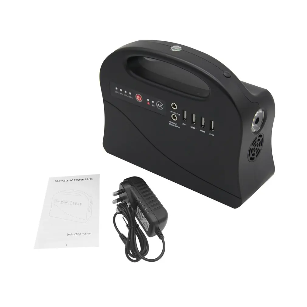 

200W 42000mAh Portable Solar Panel Generator Power Supply Energy Storage Battery Pure Sine Wave AC DC Power Bank