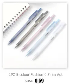 1 шт. 0,5 мм милый кавайный конфетный цвет пластиковый механический карандаш автоматический карандаш для детей Канцтовары офисный школьный принадлежности для студентов