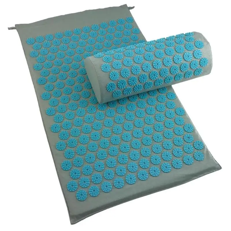 Portable Spike Acupressure Massager Mat Back Body Relaxation Stress Pain Relief Health Care Yoga Mat Acupuncture Mat Pillow