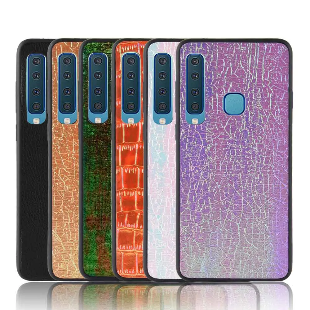 Ультратонкий кожаный чехол для телефона Samsung Galaxy A6 A600FN / A7 A8 A8PLUS A9 2018 SM A730x A530N