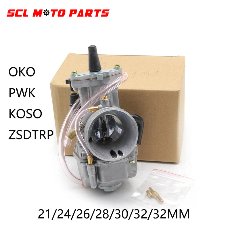 ALconstar-Motorcycle Carburetor Power Jet For 2T4T Racing Dirt Bike ATV Racing Modified Keihin Koso PWK 21 24 26 28 30 32 34 mm