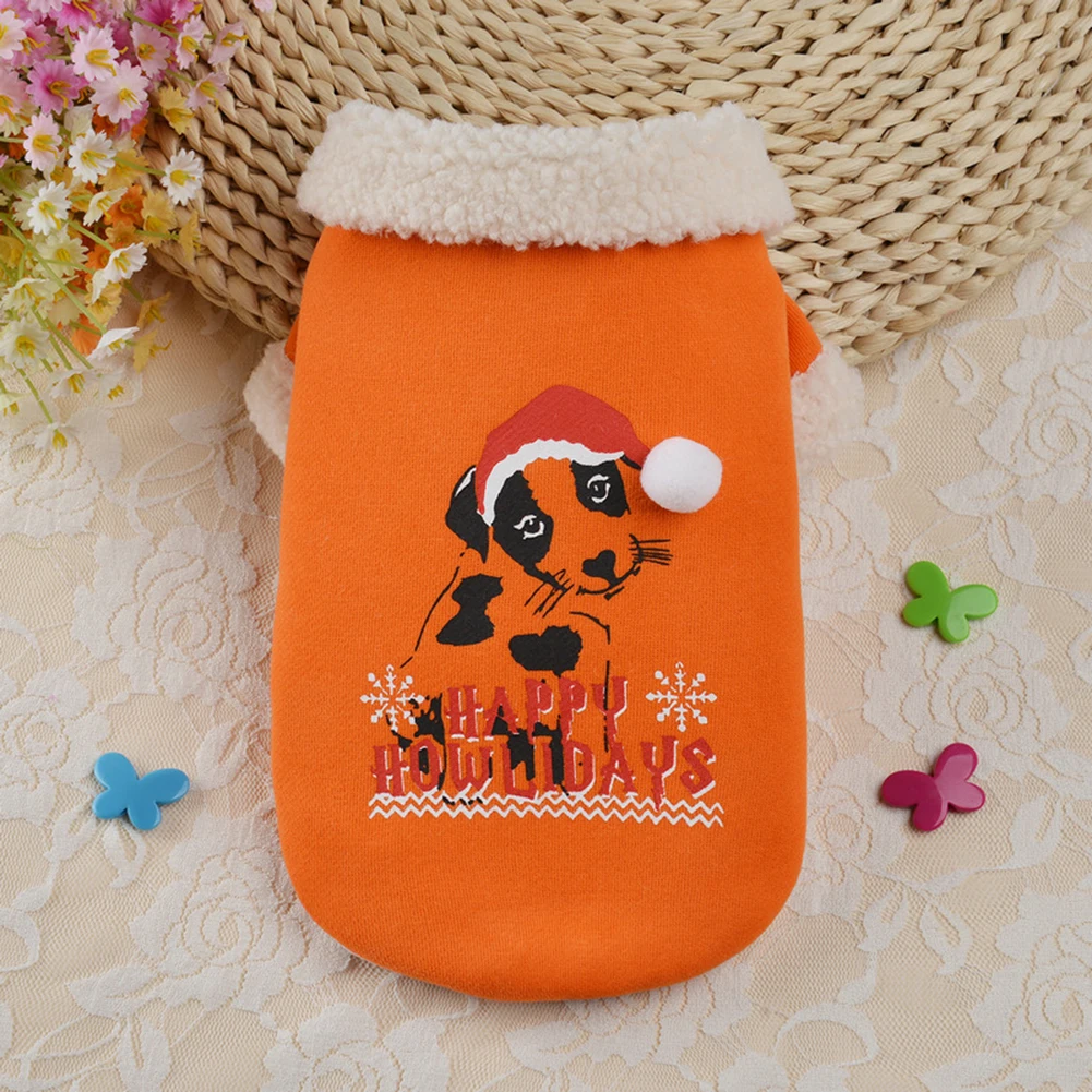 NIce Christmas Cute Winter Snowflake Pet Dog Puppy Cotton Warm Colthes Jacket Coat Costume Dog Supplies