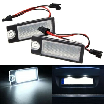 

MASHA 12V LED Car License Plate Light For Volvo S80 1999-2006 V70 2000-2007 S60 XC70 XC90 2003-2019 Canbus Rear Tail Number Lamp