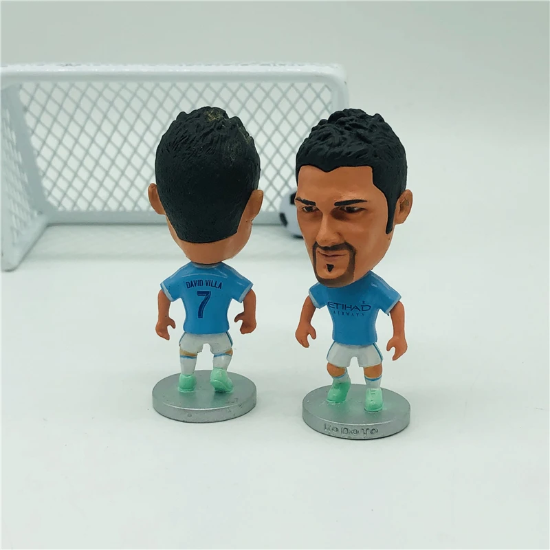 Soccerwe Kodoto Bintang Sepak Bola Boneka Kartun Klasik 7 David Villa 