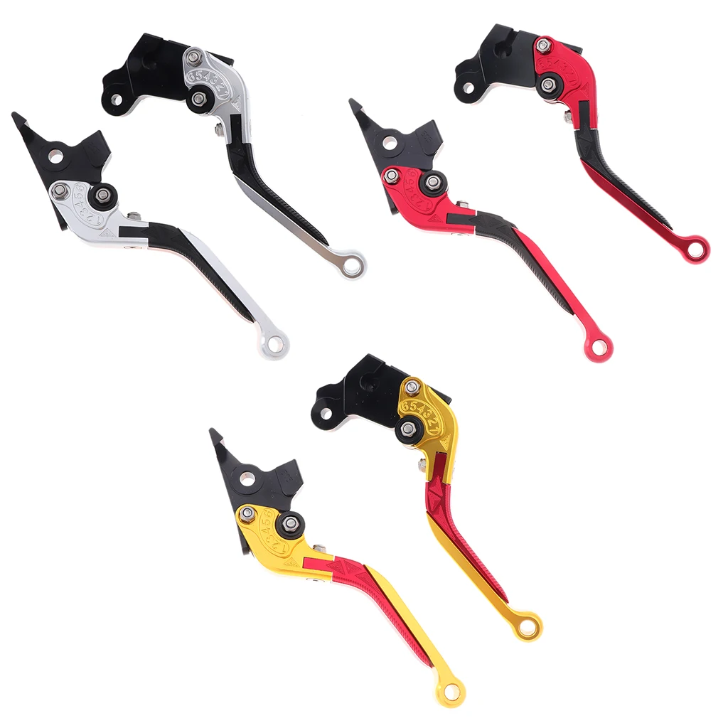 1 Pair Clutch Brake Handle Levers,  Drum Brake Lever Handle for Honda VTX1300 2003-2008 Motor Bike Motorcycle，3 Colors Newly