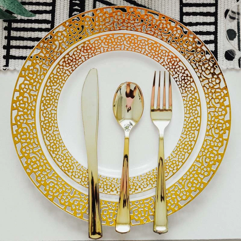 DIY Disposable Plastic Cutlery Fork Wedding Party Dessert Western Tableware