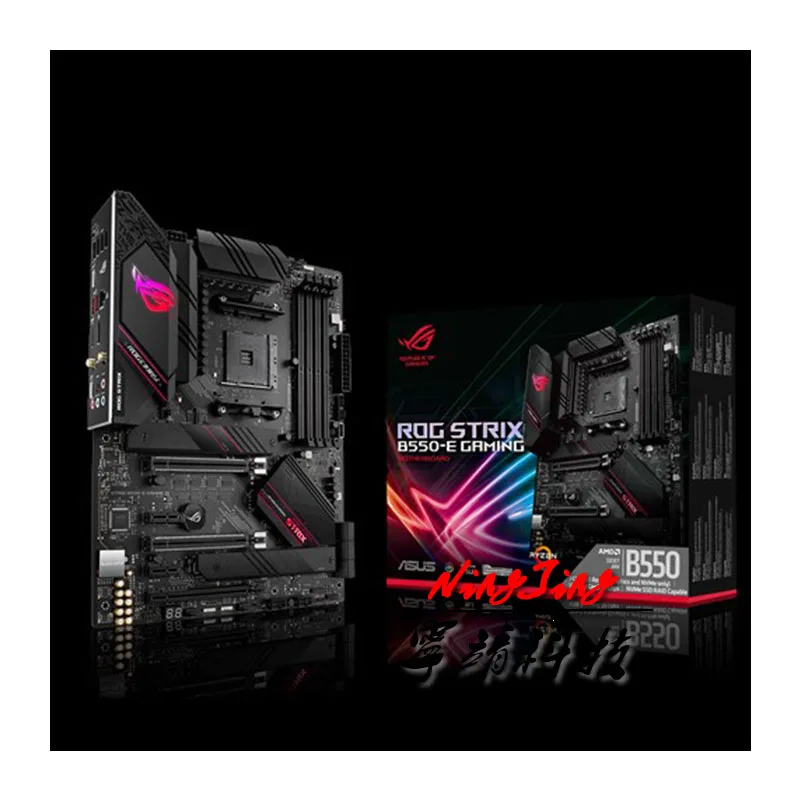 ASUS ROG STRIX B550 E GAMING ATX B550M AMD DDR4 4600(OC) МГц 128 ГБ M.2 HDMI SATA USB 3 2 лучшая поддержка настольного