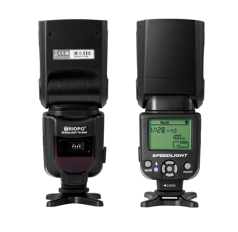 Triopo фотовспышка Speedlite и G4 2 4G Беспроводная передача для камеры Nikon Canon 650D 550D 450D 1100D 60D