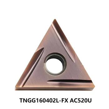 

100% Original TNGG160402L-FX AC520U TNGG160402 TNGG 160402 TNGG1604 Carbide Inserts CNC Lathe Tools Turning Tool Cutter