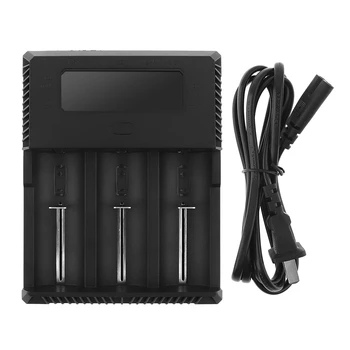 

Trustfire TR-018 Intelligent Fast 3 Slots Li-ion Battery Charger LED Indicate 23650 26650 21700 20700 14500 18650 18350 Battery