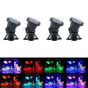 

Light Led Lighting Garden Pond Light Underwater Spot Lights Color Changing Aquarium Light Fish Tank Light With Remote Controller