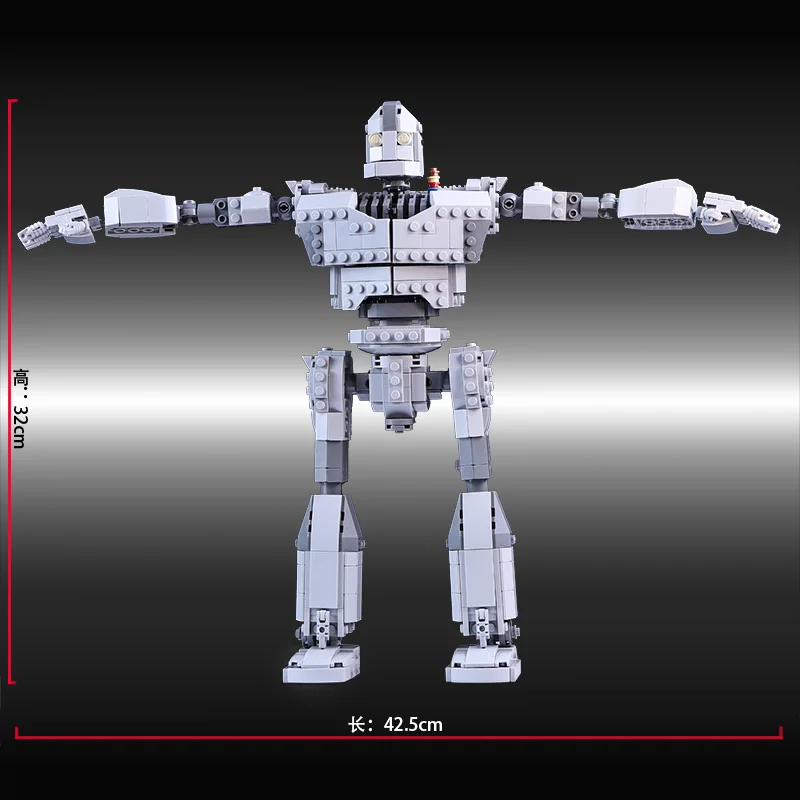 US $55.47 Moc Robot Fit The Iron Robot Technic City Figures Giant Model Building Blocks Bricks Kids Toys Boy Gifts Birthday Diy Toys