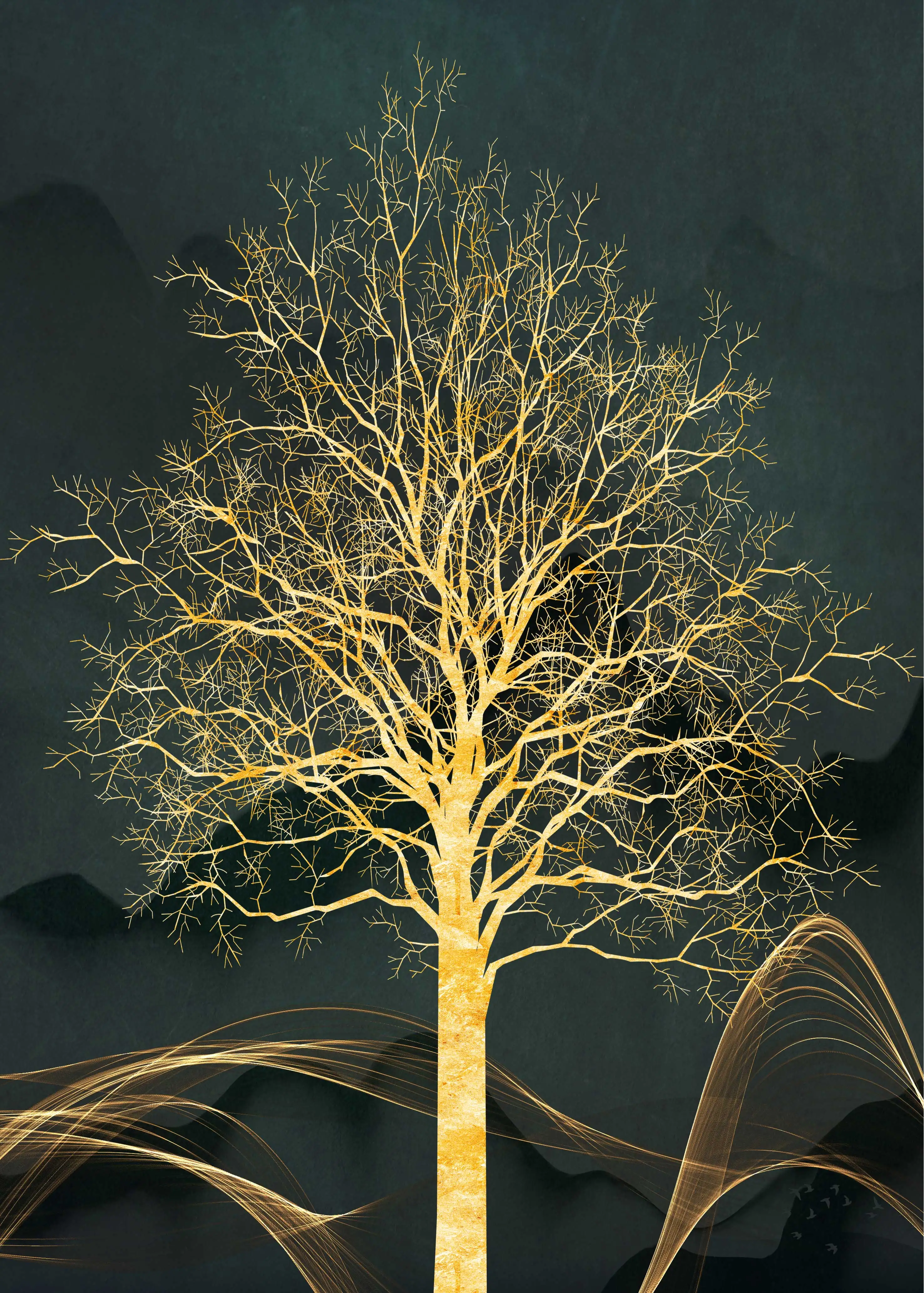 Дерево на золотом фоне. Золотое дерево. Дерево с золотом. Золотое дерево на черном фоне. Дерево с золотом текстура.