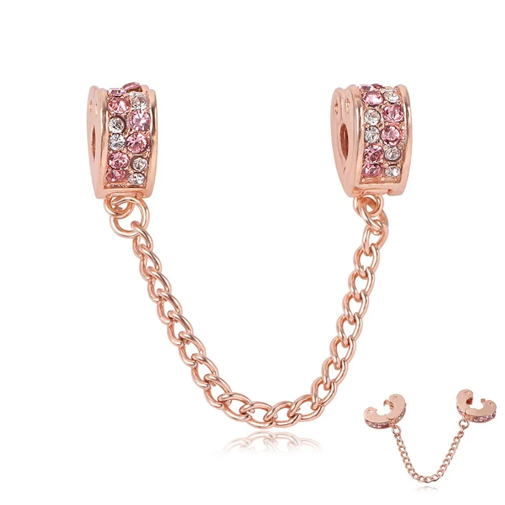 Браслет-Шарм Fit Pandora, модный Рождественский 1 шт., розовое золото, Микки Фокс, цветок, дерево, сделай сам, бисер - Цвет: P148
