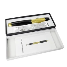 Регулируемый под давлением 3 файла без иглы мезотерапия кислотная пушка 0,5 мл распылитель гиалуроновая ручка для губ наполнитель инжектор мезо гиалурон пистолет