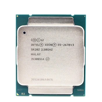 For Intel Xeon E5 2678 V3 CPU 2.5G Serve LGA 2011-3 2678V3 PC Desktop processor For X99 motherboard 1
