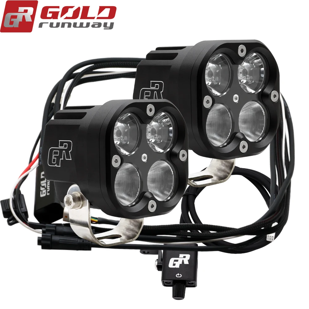 GOLDRUNWAY GR X4 универсальная вспомогательная фары для мотоцикла 4200LM 40 Вт