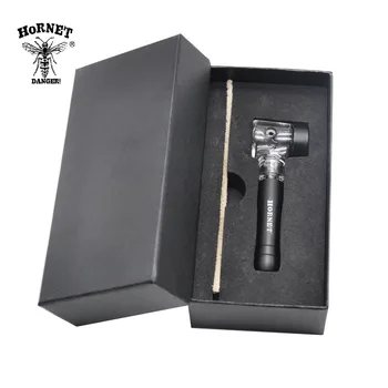 

HONEYPUFF Aircraft Aluminum Smoking Pipe 150MM Glass Bowl Metal Tobacco Herb Pipe Glass Smoke Hand Spoon Pipes Accessories