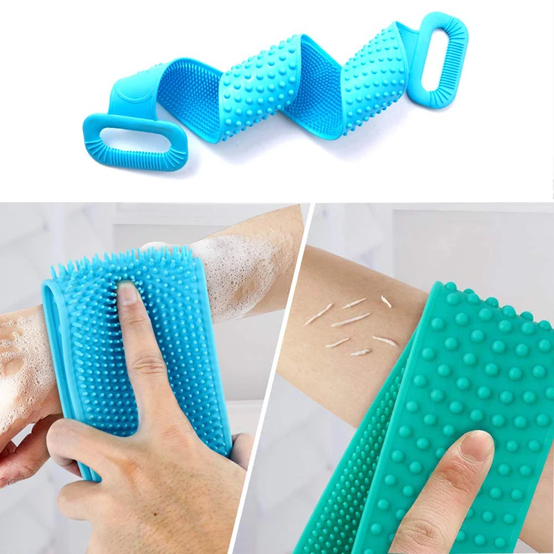 Magic-Silicone-Brushes-Bath-Towels-Rubbing-Back-Mud-Peeling-Body-Massage-Shower-Extended-Scrubber-Skin-Clean (2)