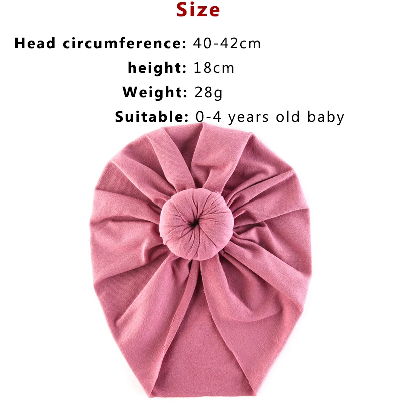 Baby Headband Cotton baby hat Infant Turban Knot Headbands Accessories Faixa Cabelo Para Bebe Head Wrap Headwear Girls Beanie