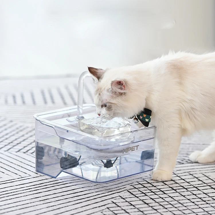Pet Smart Water Dispenser Cat Drinking Water Flowing Water Automatic Circulation Induction Live Water Filter Dog Supplies