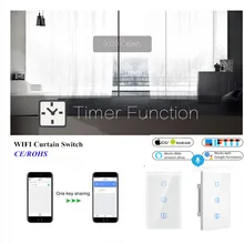 Туя умная жизнь WiFi занавес слепой переключатель для рольставни электродвигатель Google Home Alexa Echo Голосовое управление DIY умный дом