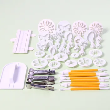 

Fondant Cake Tool Set DIY biscuit printing mould 14 sets of spring embossing molds Chocolate Fudge Mold Kitchenware