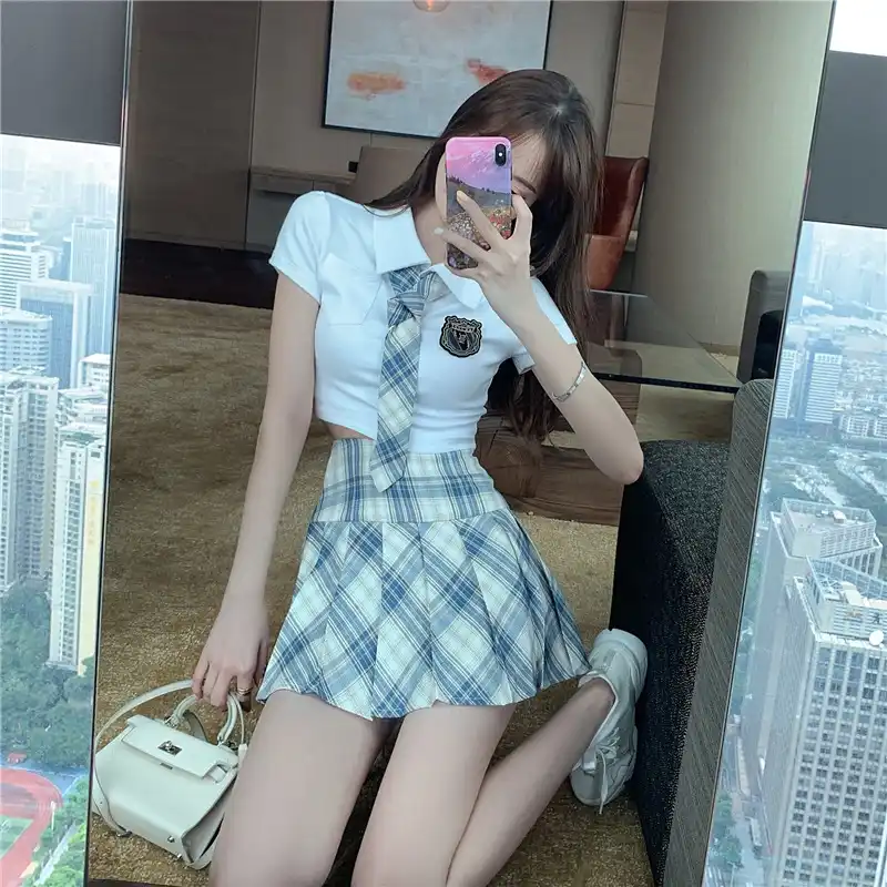 高校生制服韓国中学生英国スタイルクラスのサービス秋キャンパス服 Jk 制服 School Uniforms Aliexpress